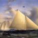 The Sloop 'Maria' Racing the Schooner Yacht 'America,' May 1851